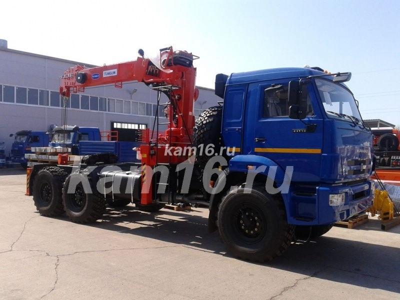 Тягач КАМАЗ 53504 с КМУ Kanglim 1256
