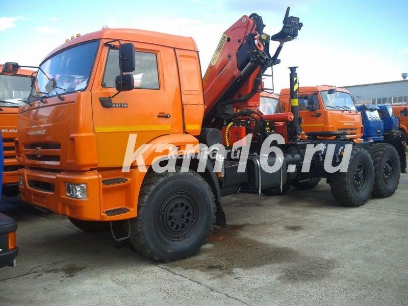 Тягач КАМАЗ 53504 с КМУ Palfinger 18500