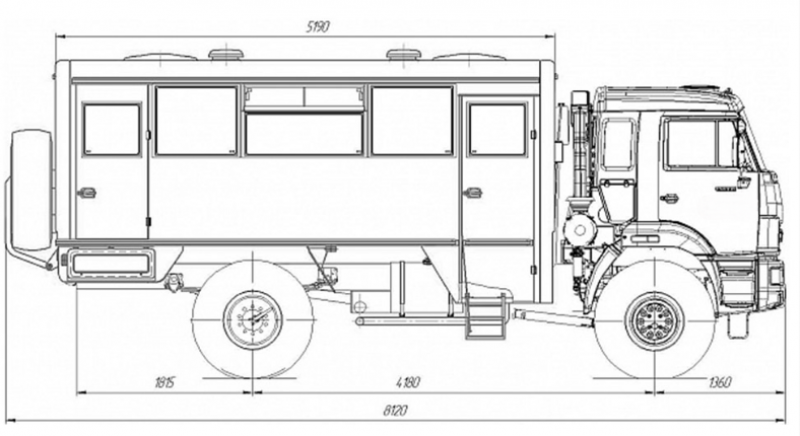 НефАЗ 42111-410 Автобус вахтовый