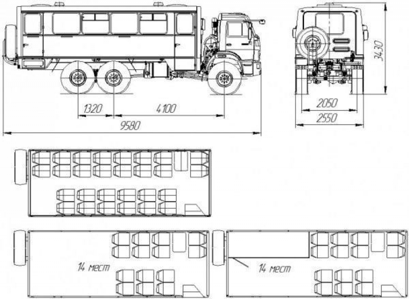 4208-036-66 Автобус вахтовый